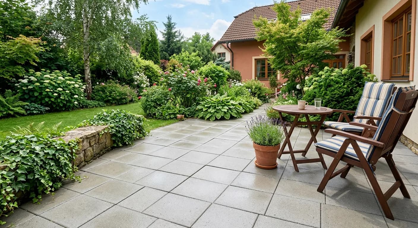 Taras i chodnik – po čištění