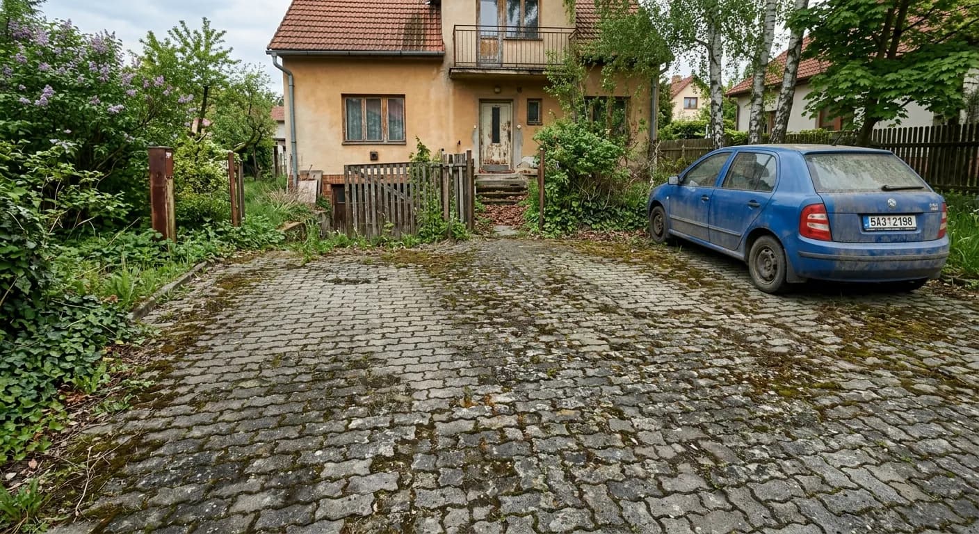 Parking – před čištěním