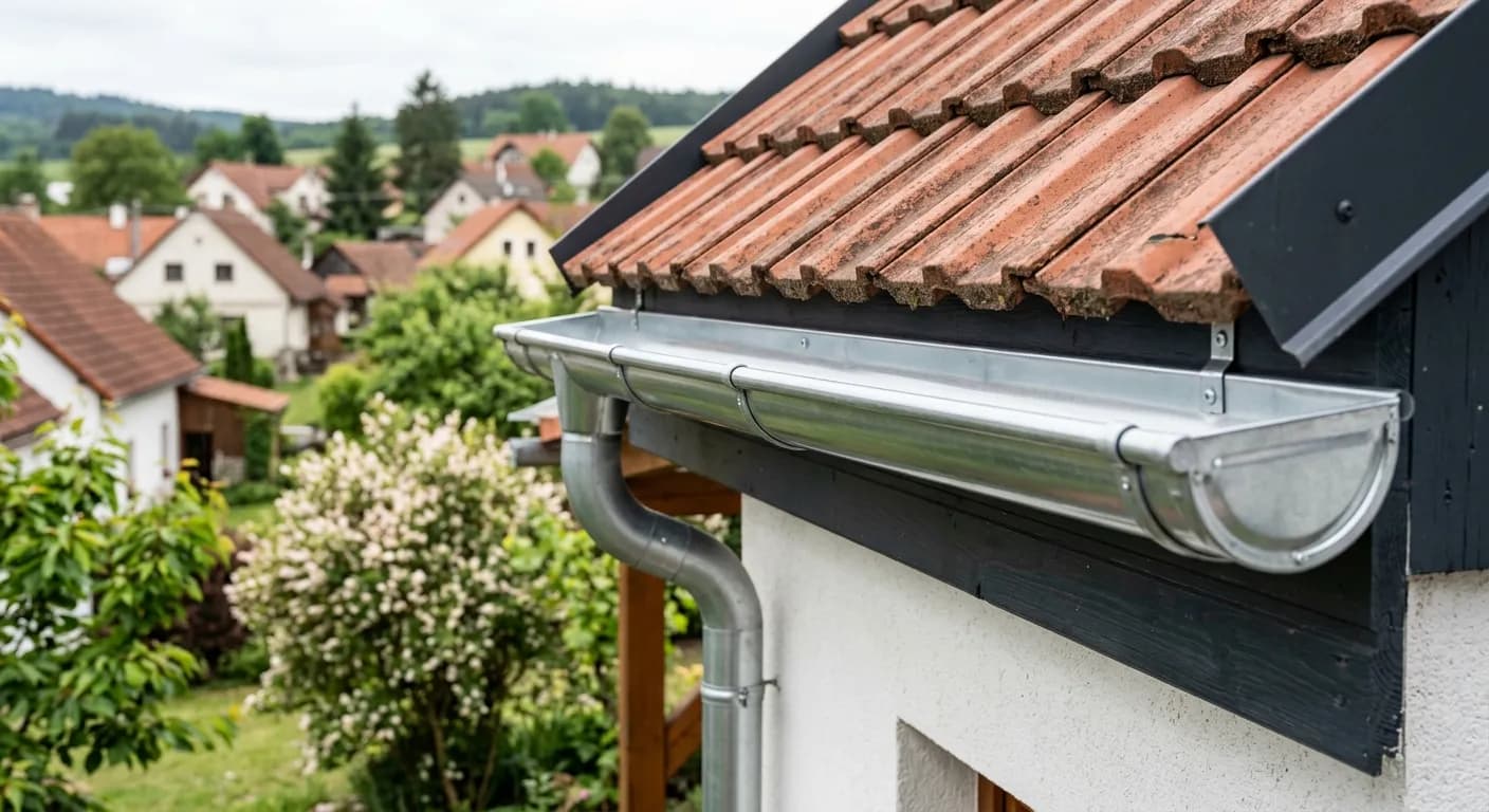 Rynny domu jednorodzinnego – po čištění