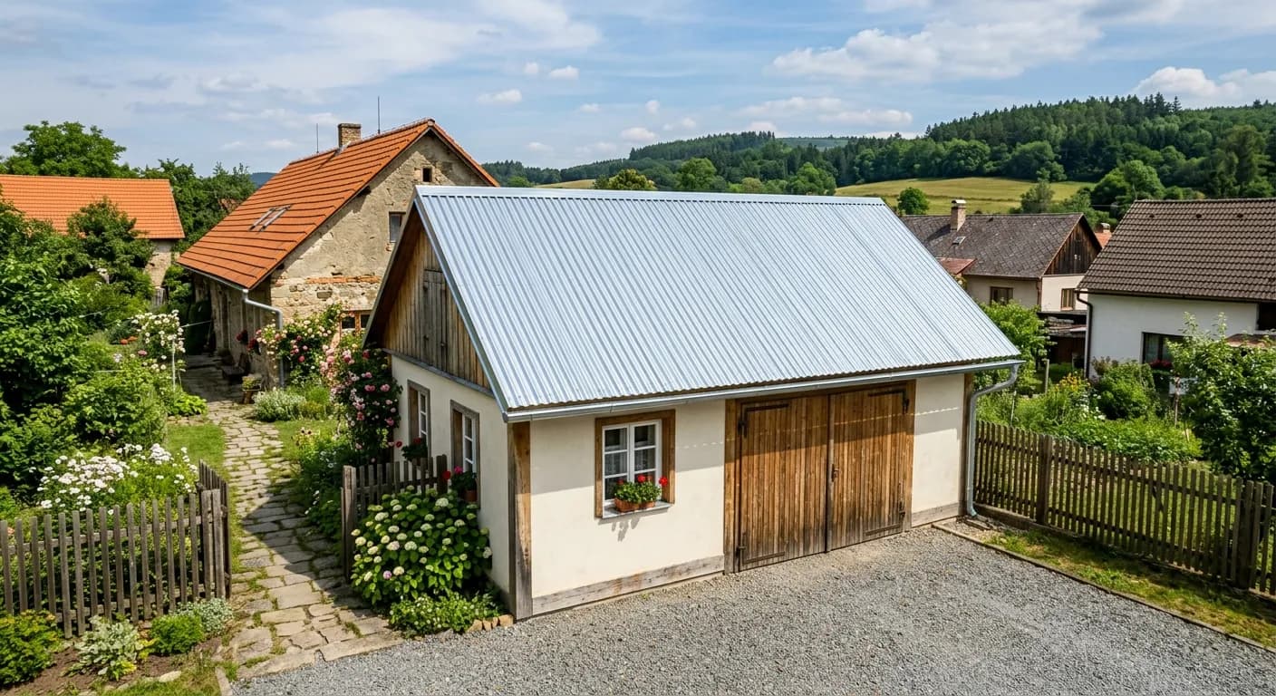 Dach blaszany – po čištění