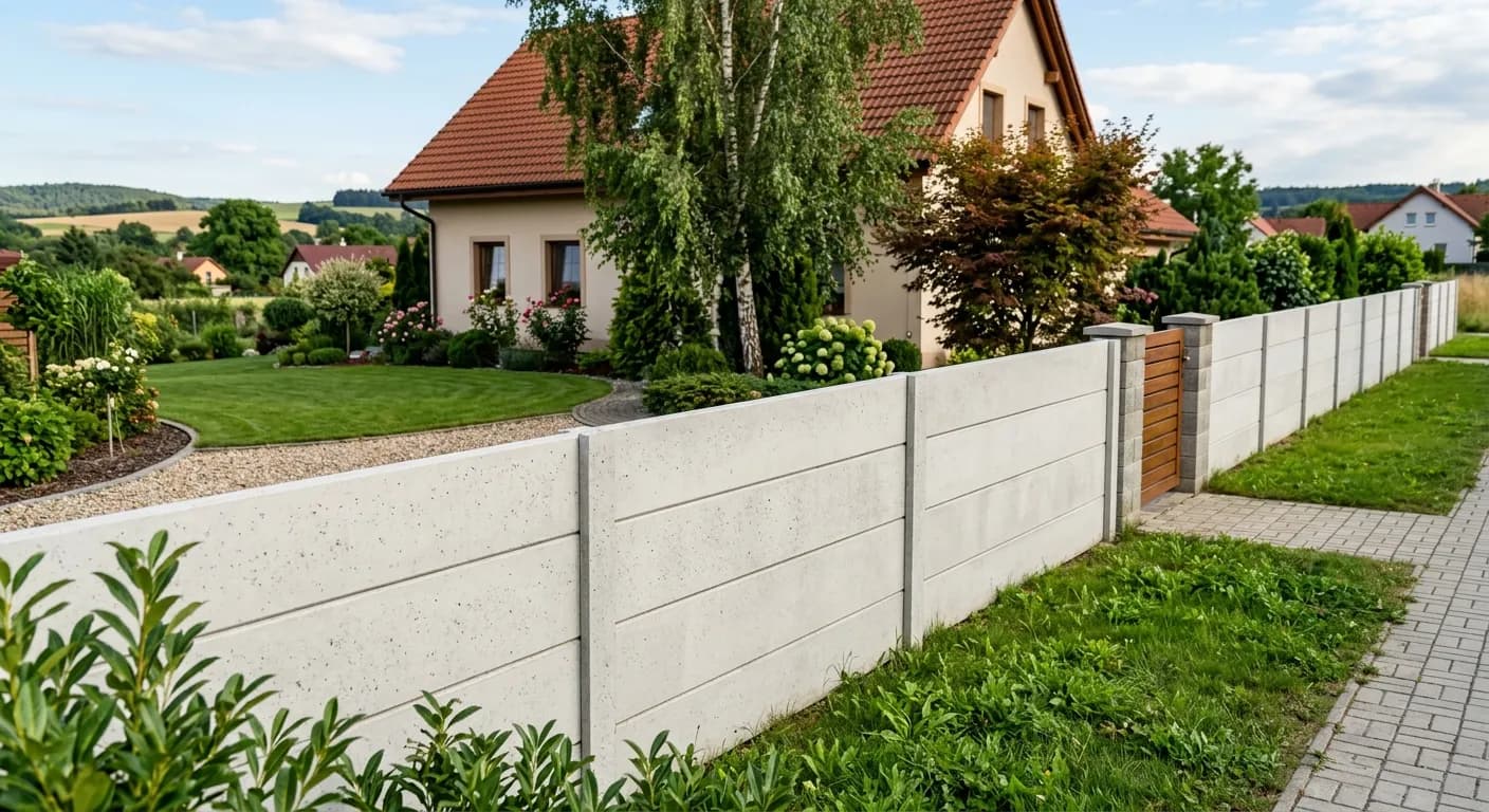 Ogrodzenie betonowe – po čištění